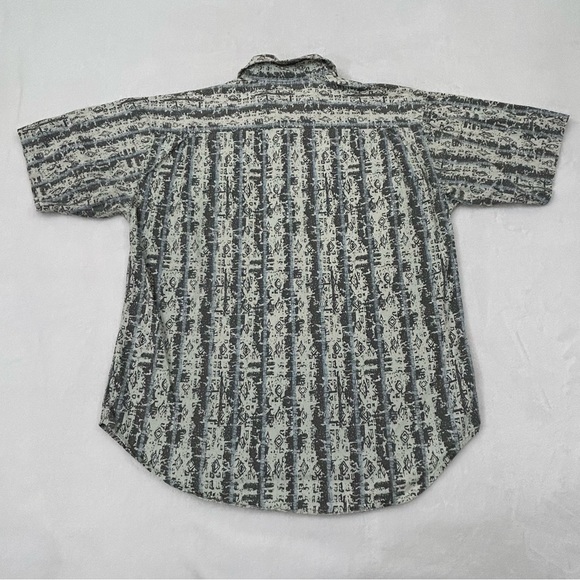 Vintage 90s Permit Surfer Skater Mint Green Casual Button Up S/S Shirt Mens L - Picture 6 of 8